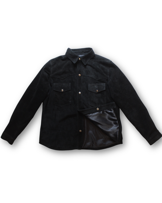 CAMISOLA NEGRA GAMUZA