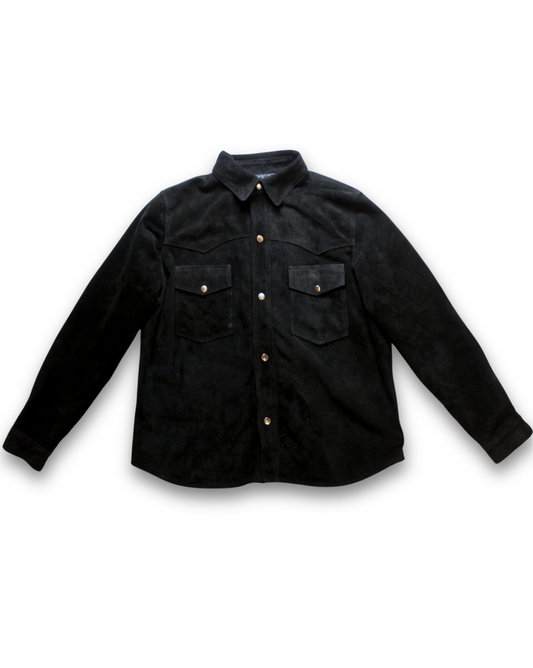 CAMISOLA NEGRA GAMUZA
